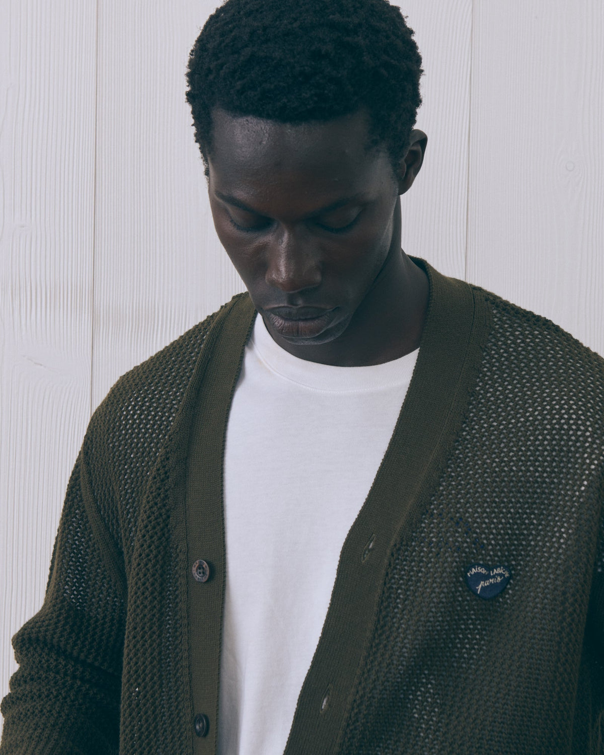 "Patch Heart" Lhomme Cardigan