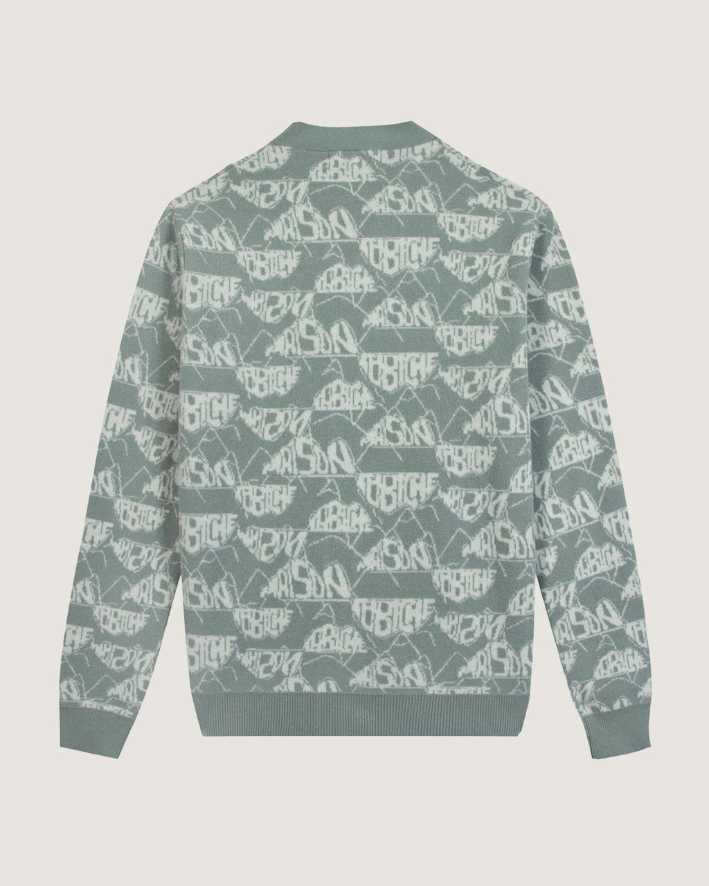 “Mountains” Lhomme Wool Cardigan