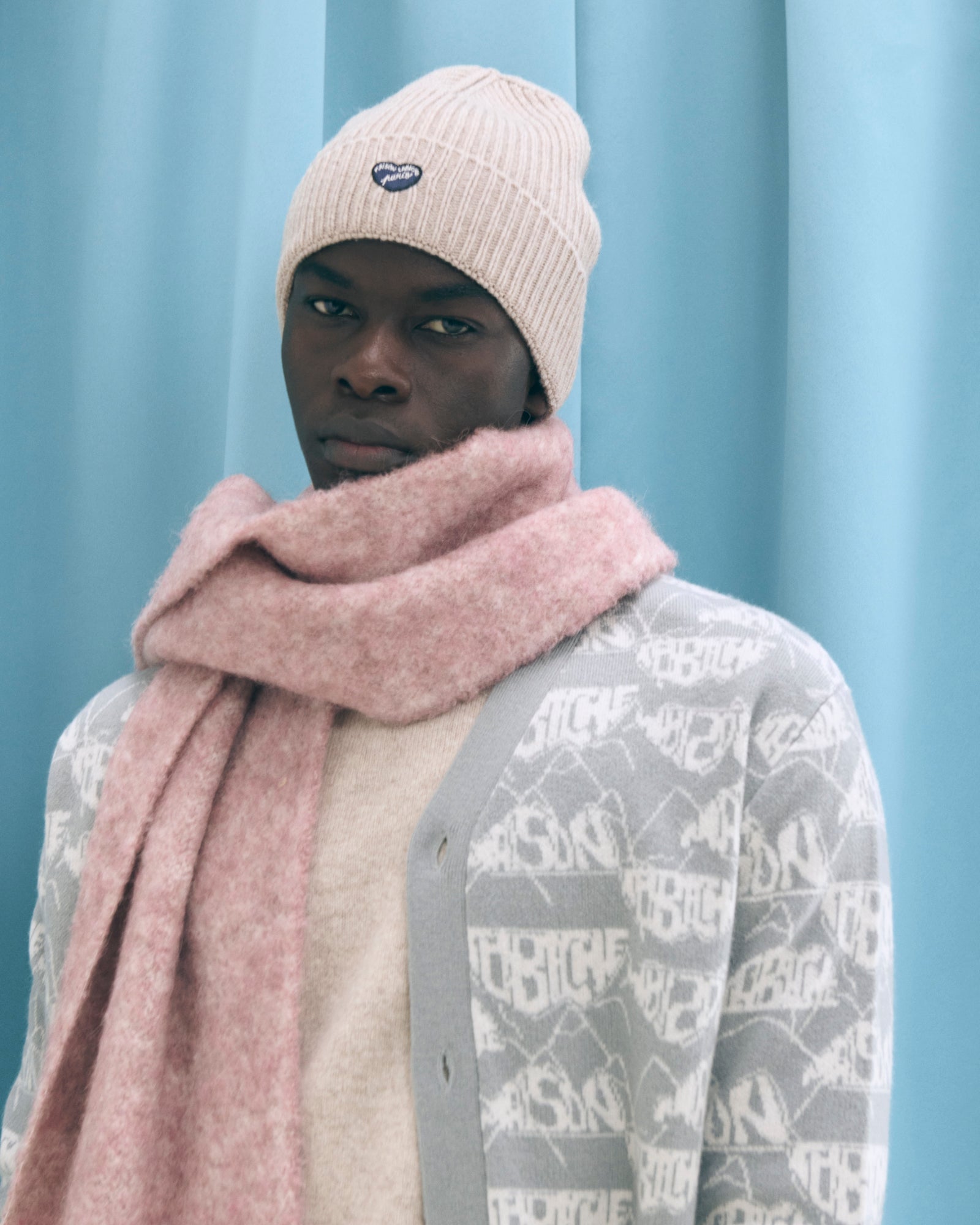 “Mountains” Lhomme Wool Cardigan