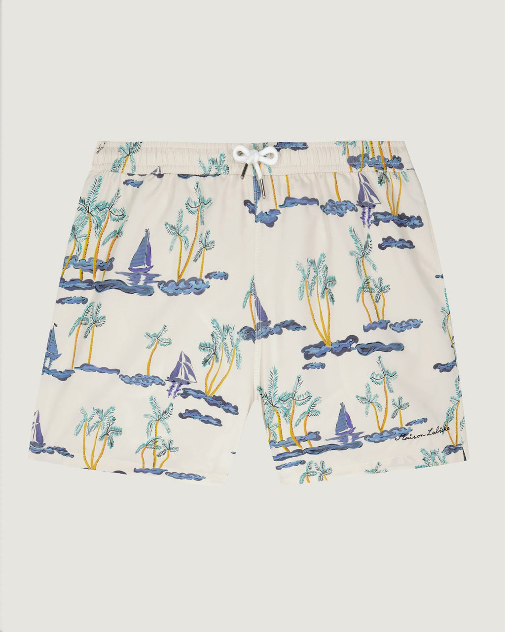 Men's "Boats" Maillot Swim Shorts