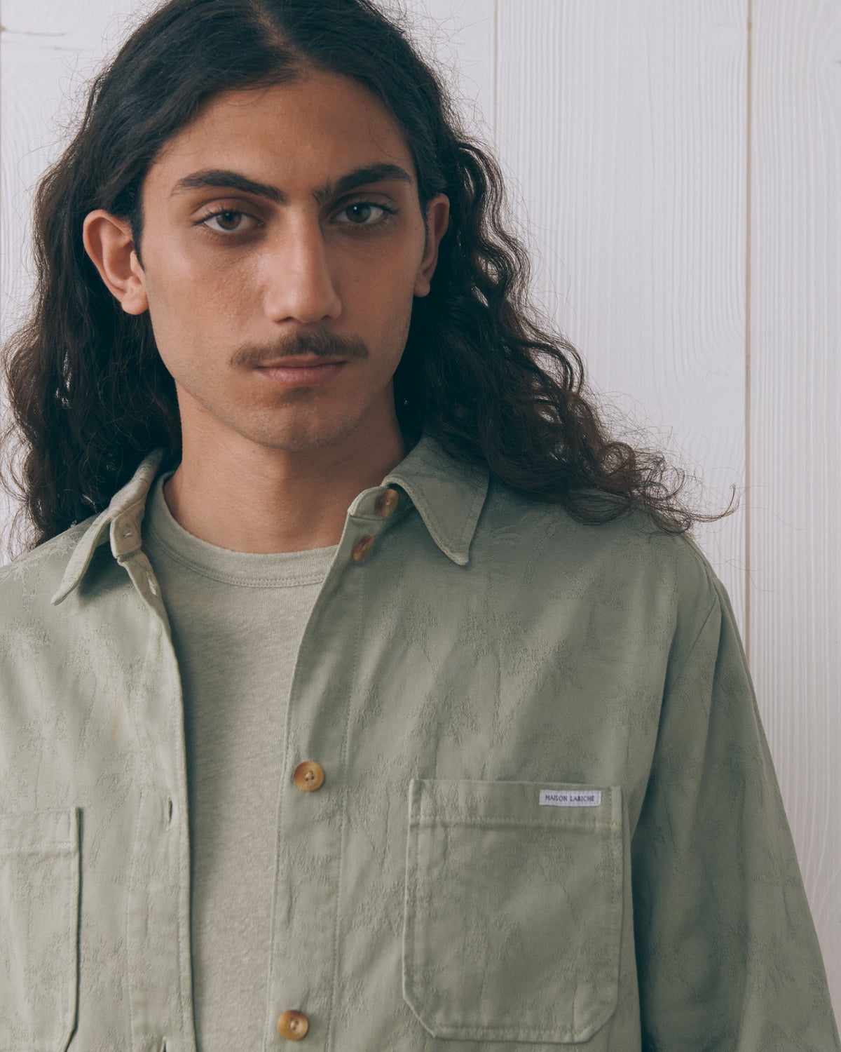 Palm Tree "Jacquard" Monge Shirt