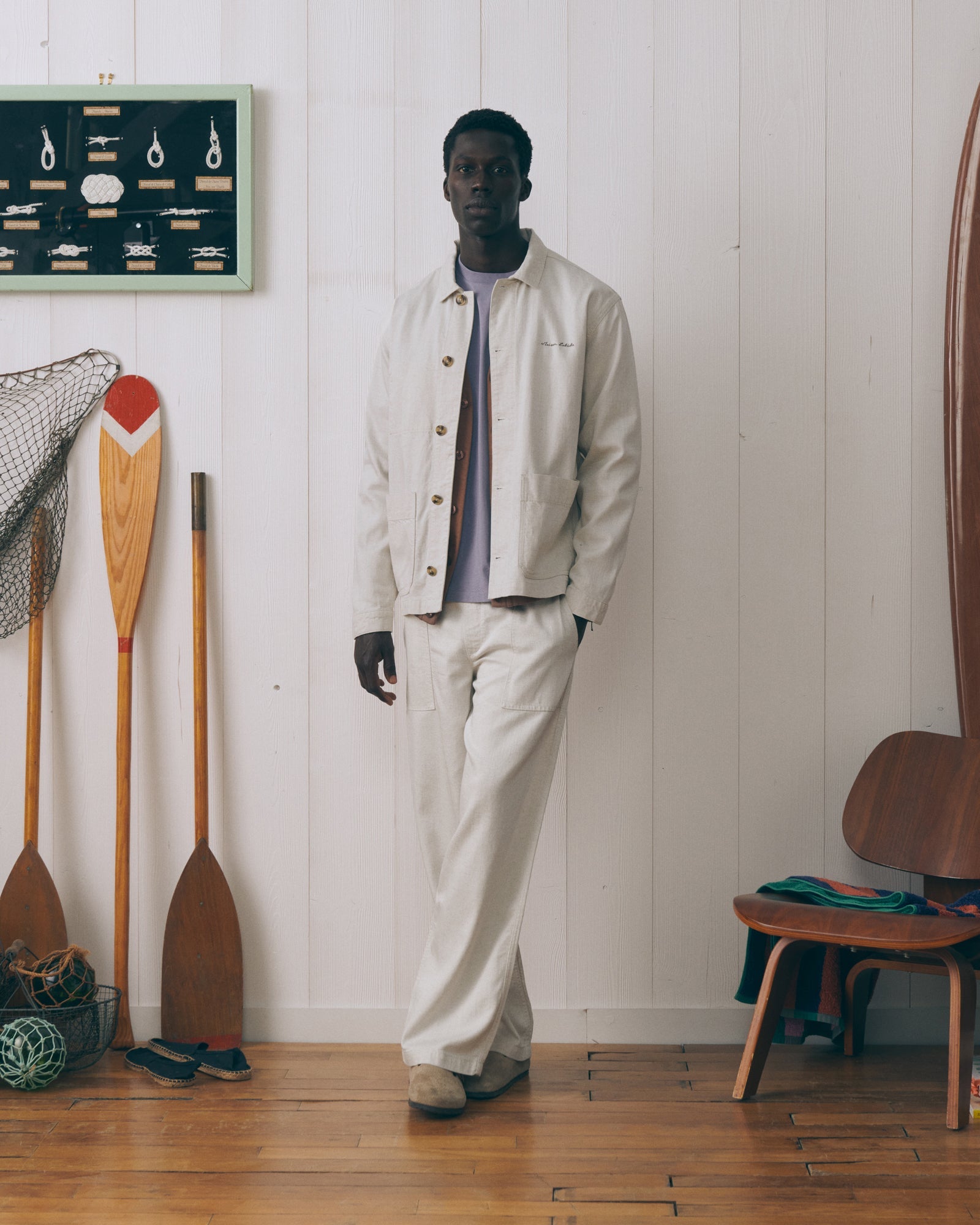 Maison Labiche "Mixed Linen" Sébasto Jacket