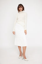 Jersey de Cuello Vuelto Zoe - Blanco