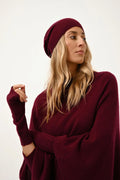 Mittens - Zoe - Burgundy