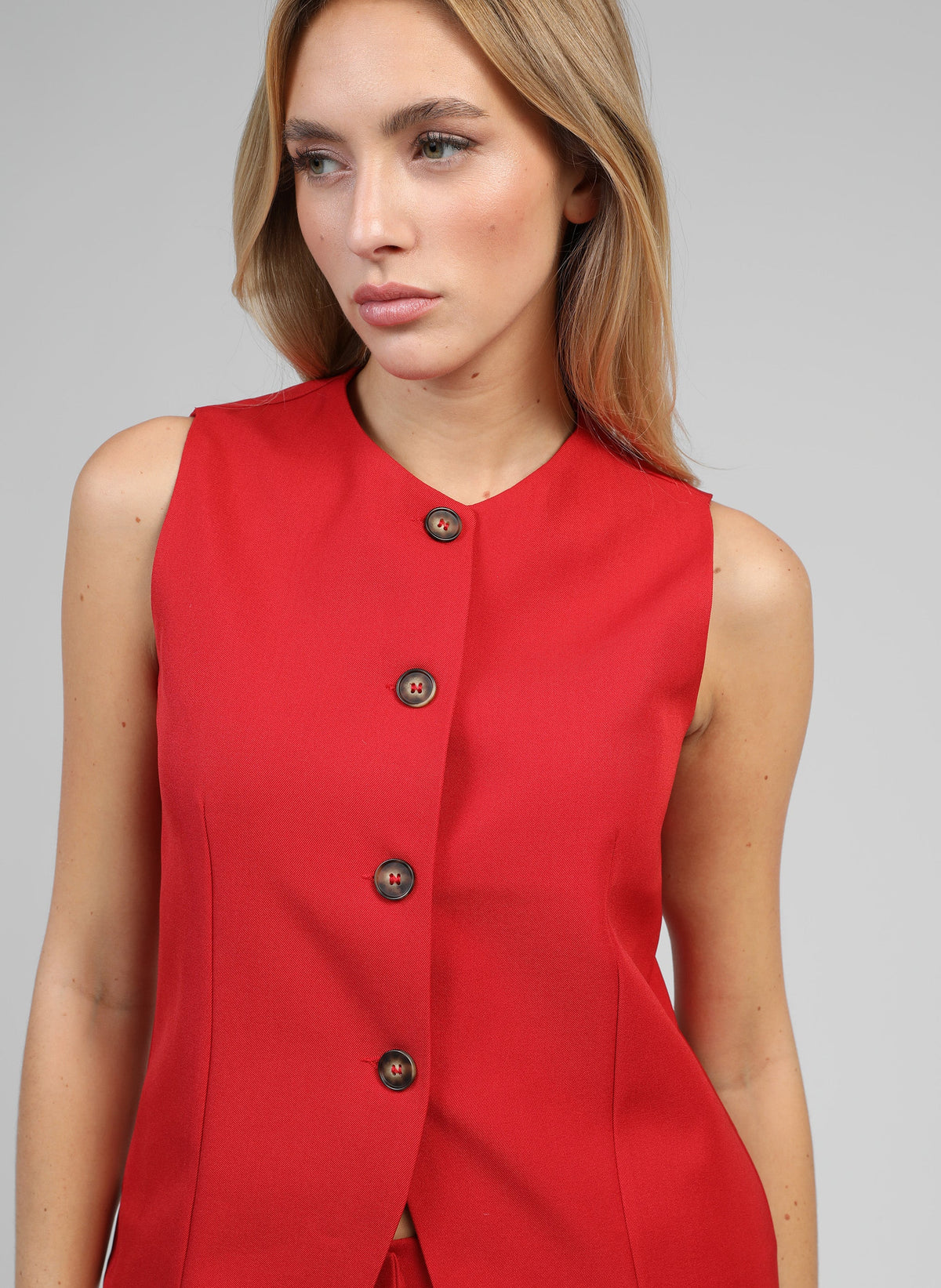 Gilet De Costume Zola Rouge