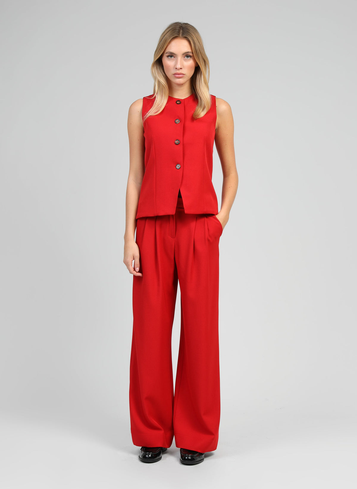 Gilet De Costume Zola Rouge