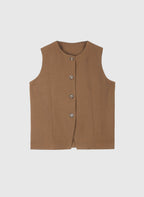 Gilet De Costume Zola Camel