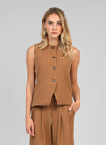 Gilet De Costume Zola Camel