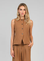 Gilet De Costume Zola Camel