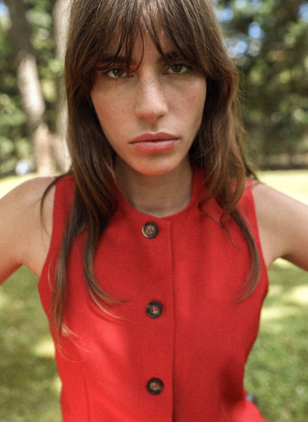 Gilet De Costume Zola Rouge