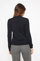 Pull Col Cheminée Zuella - Noir