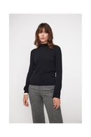 Pull Col Cheminée Zuella - Noir