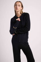 Sudadera con Cremallera y Capucha Zuma - Negro