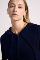 Sweat Zippe A Capuche Zuma - Bleu Marine