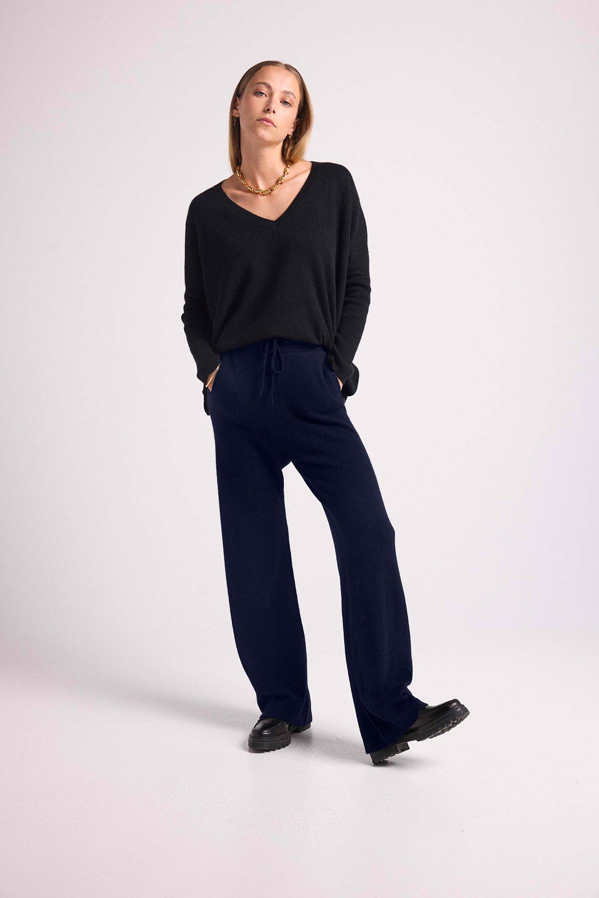 Zumba-broek - Marineblauw - Dames
