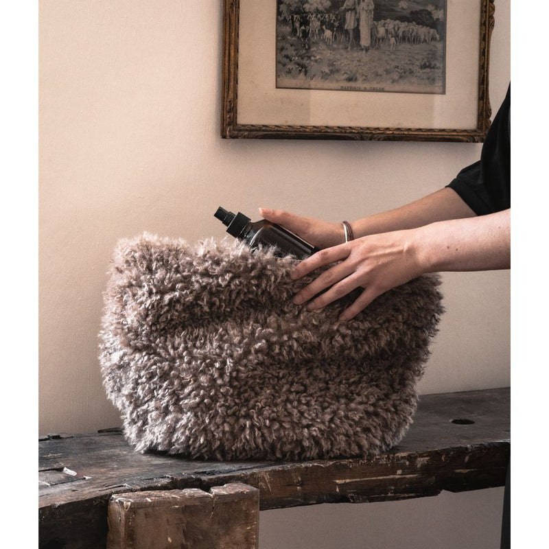 Trousse De Toilette En Fausse Fourrure