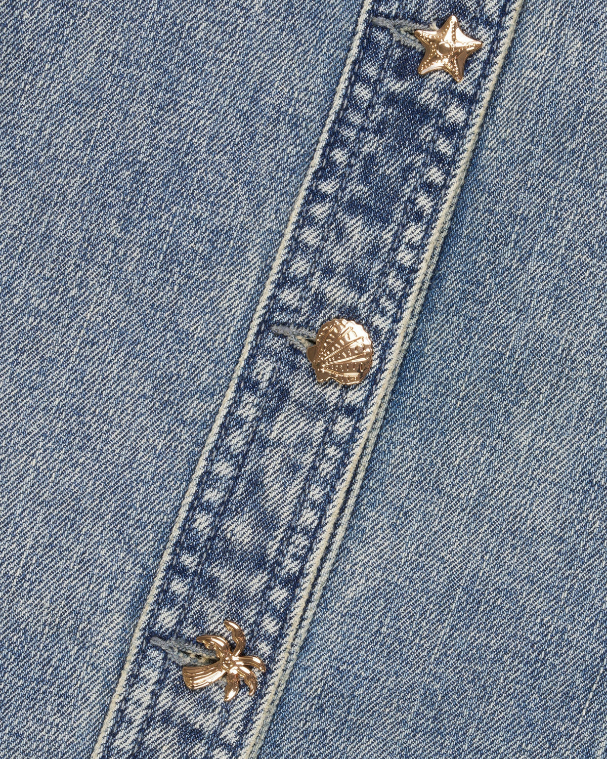 "Sea Buttons" Aulas Dress