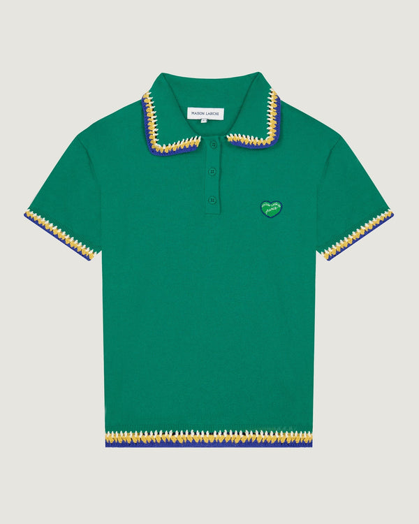 Polo "Patch Coeur" Caillavet - Femme