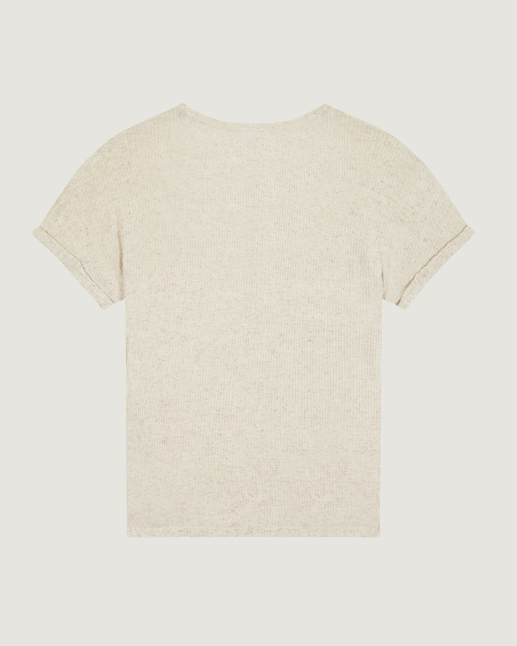 "Patch Heart" Chateau Cotton Linen T-Shirt