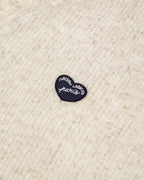 "Patch Heart" Chateau Cotton Linen T-Shirt