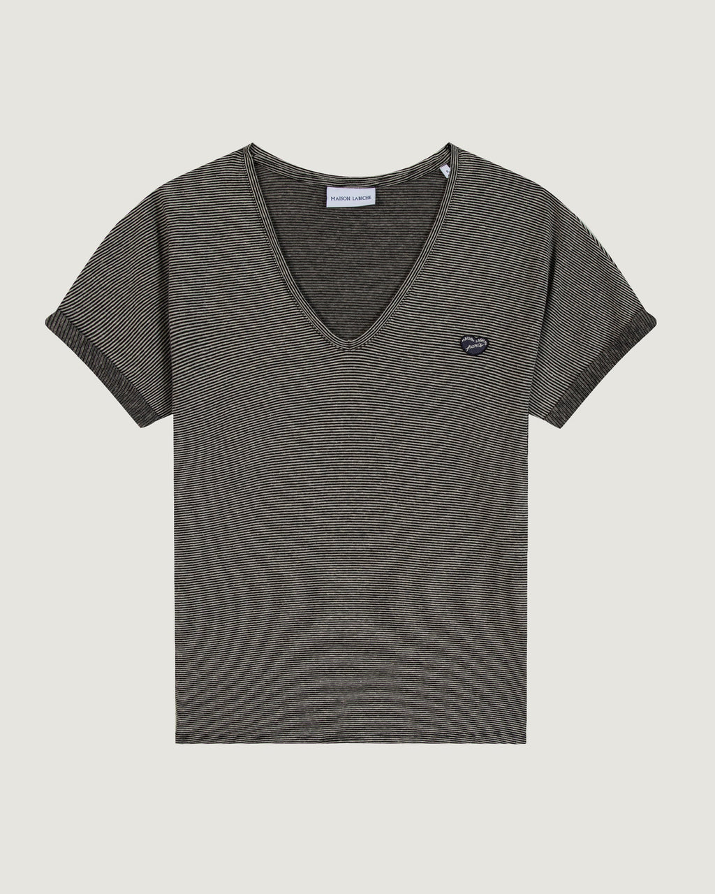 T-Shirt "Patch Coeur" Chateau Cotton Linen - Femme