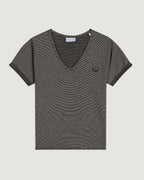 T-Shirt "Patch Coeur" Chateau Cotton Linen - Femme