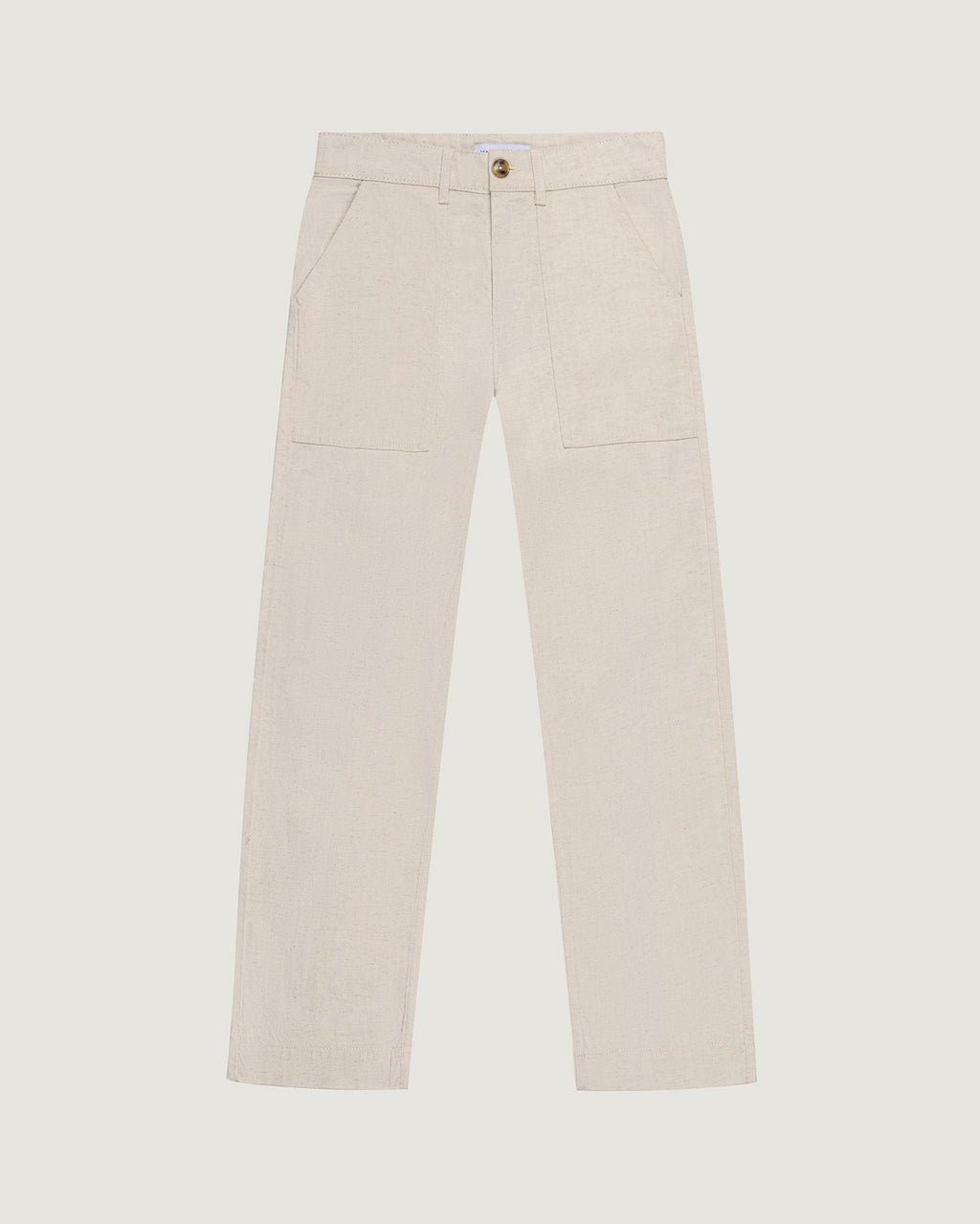 Pantalon "Lyocell And Linen" Chevreuil