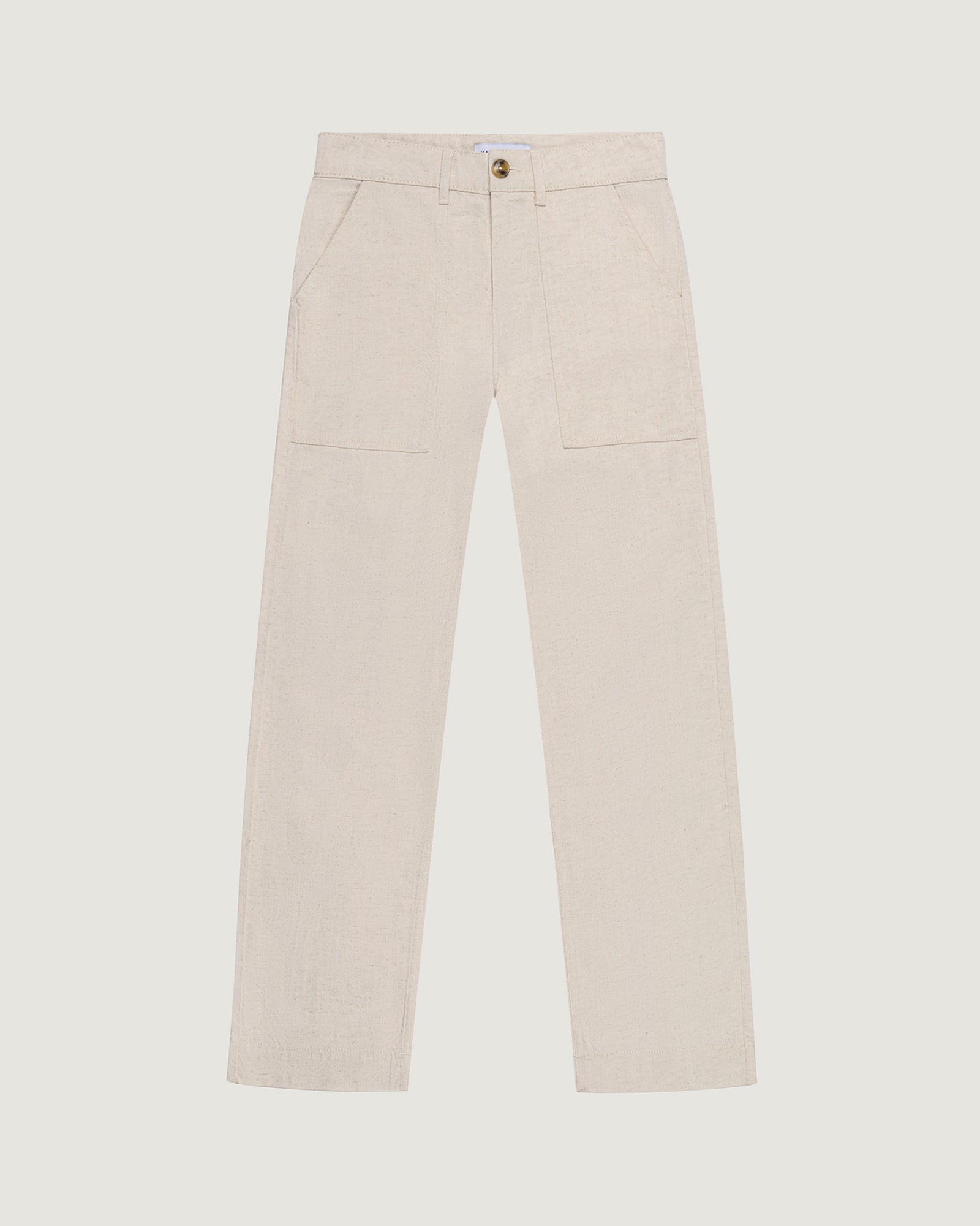 Pantalon "Lyocell And Linen" Chevreuil