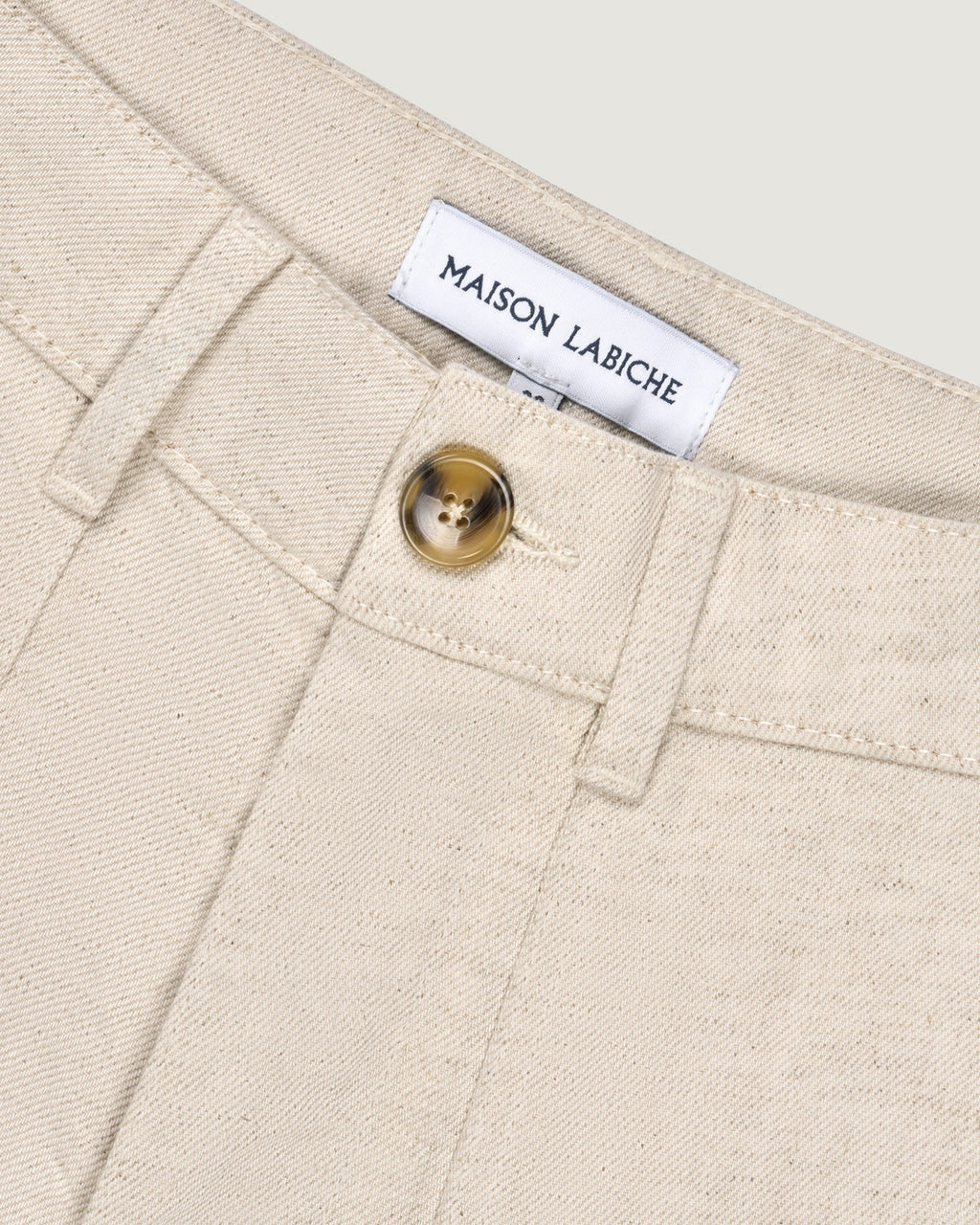 Pantalon "Lyocell And Linen" Chevreuil