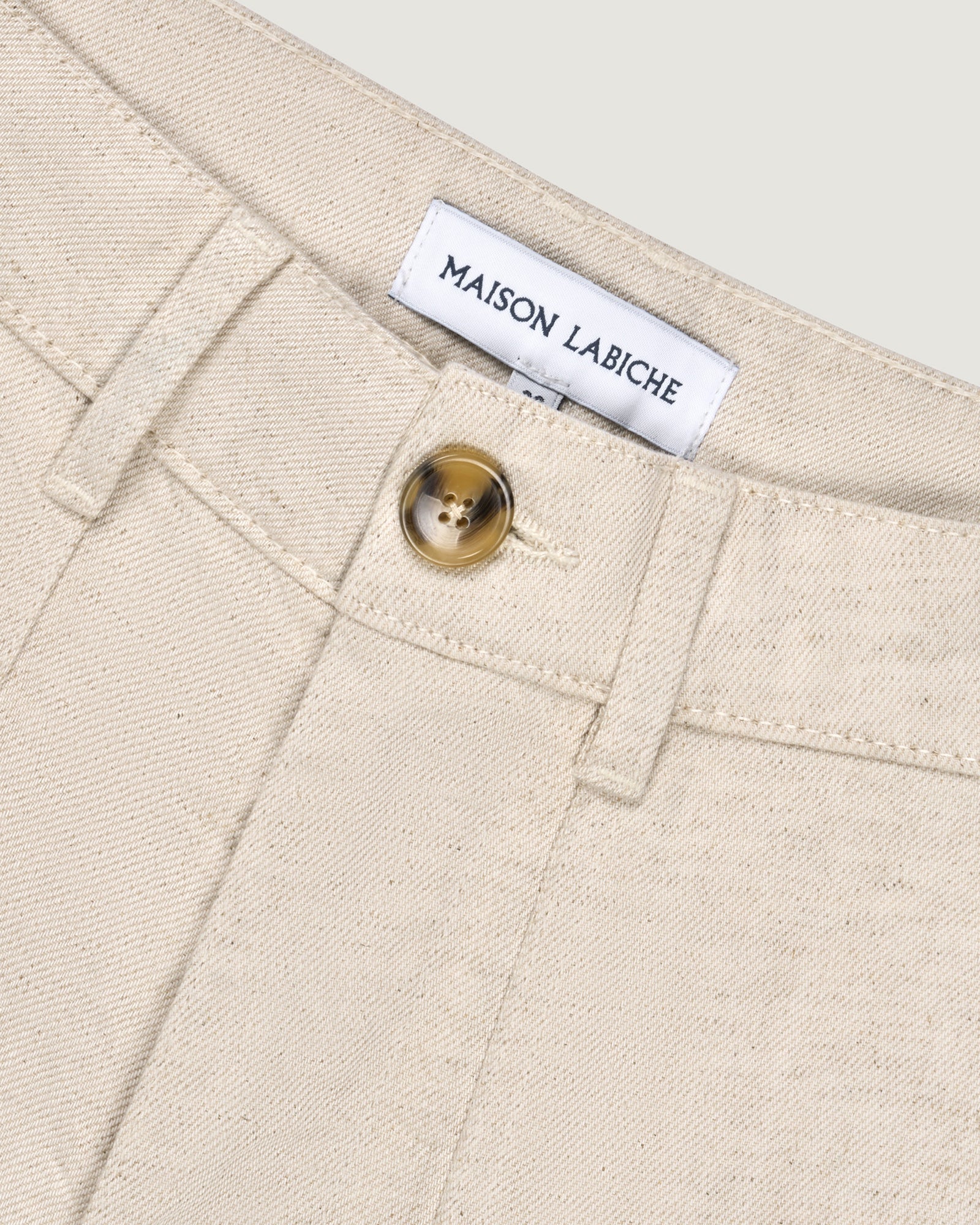 Pantalon "Lyocell And Linen" Chevreuil