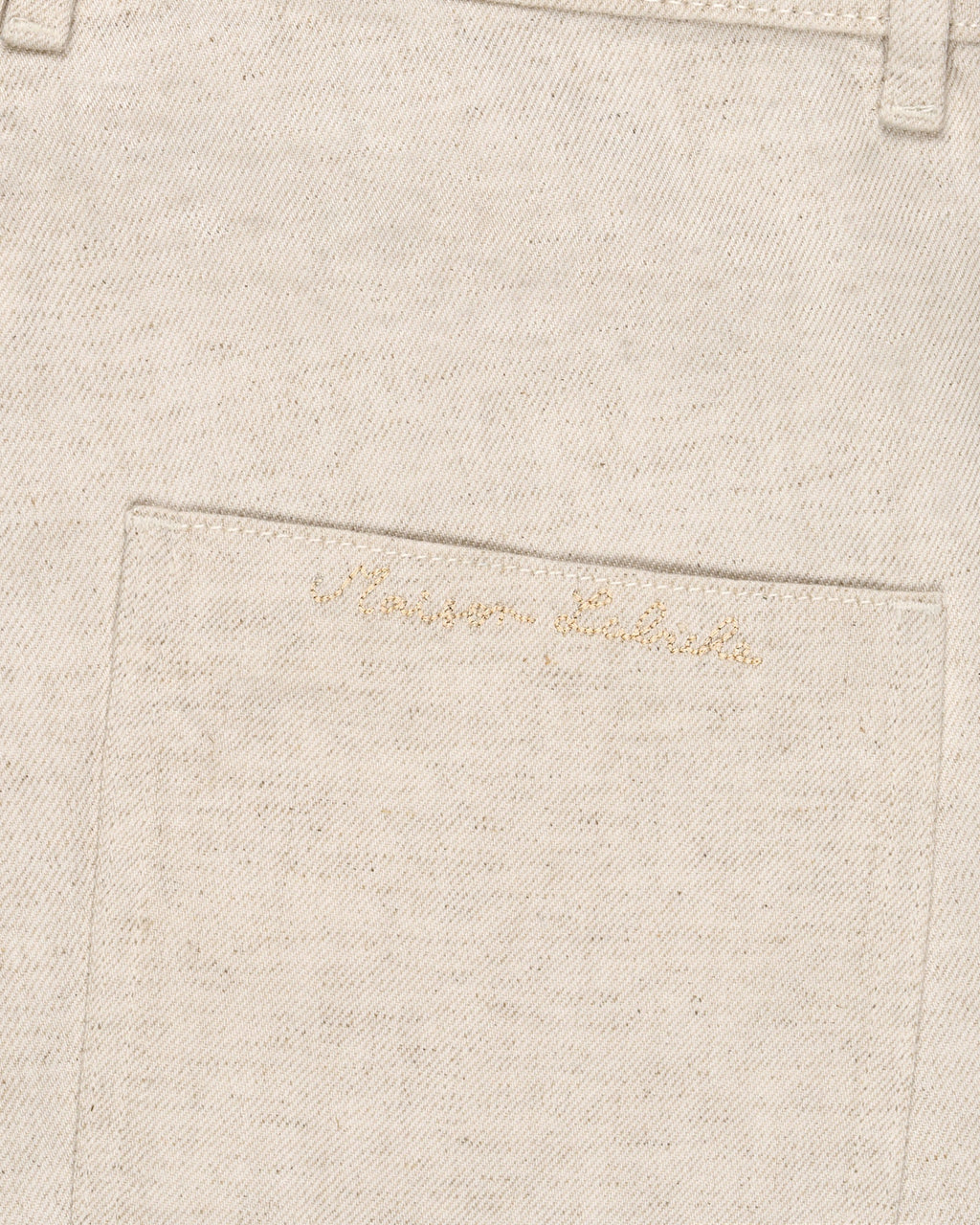 Pantalon "Lyocell And Linen" Chevreuil
