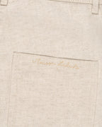 Pantalon "Lyocell And Linen" Chevreuil