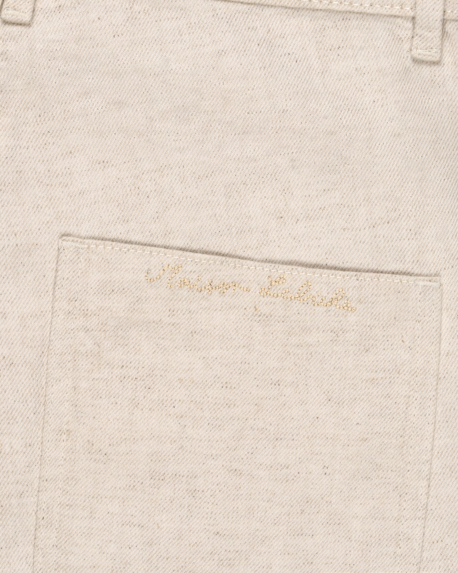 Pantalon "Lyocell And Linen" Chevreuil