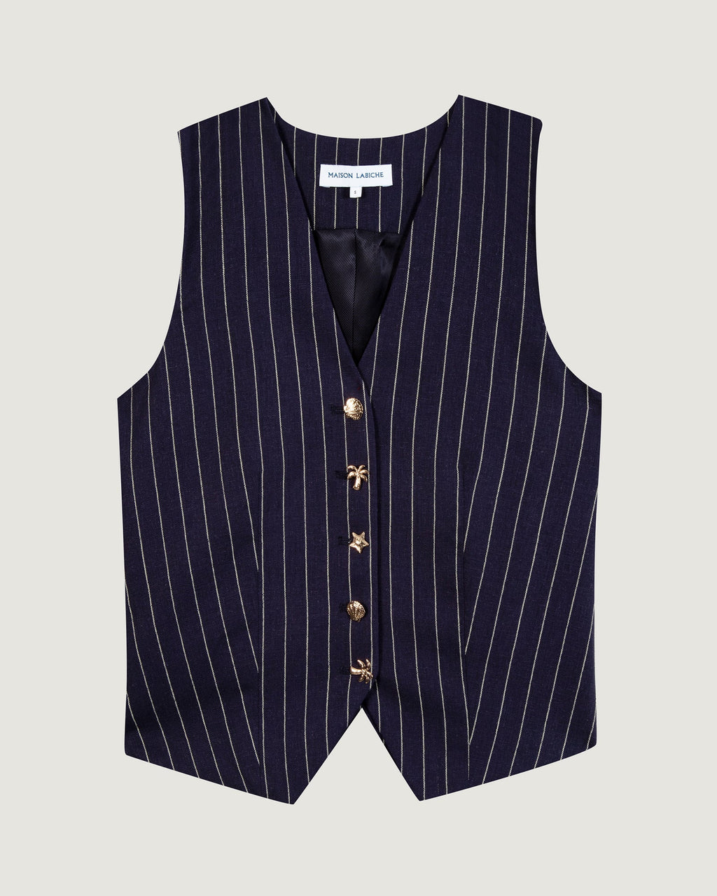 Shells "Mixed Linen" Dubail Waistcoat