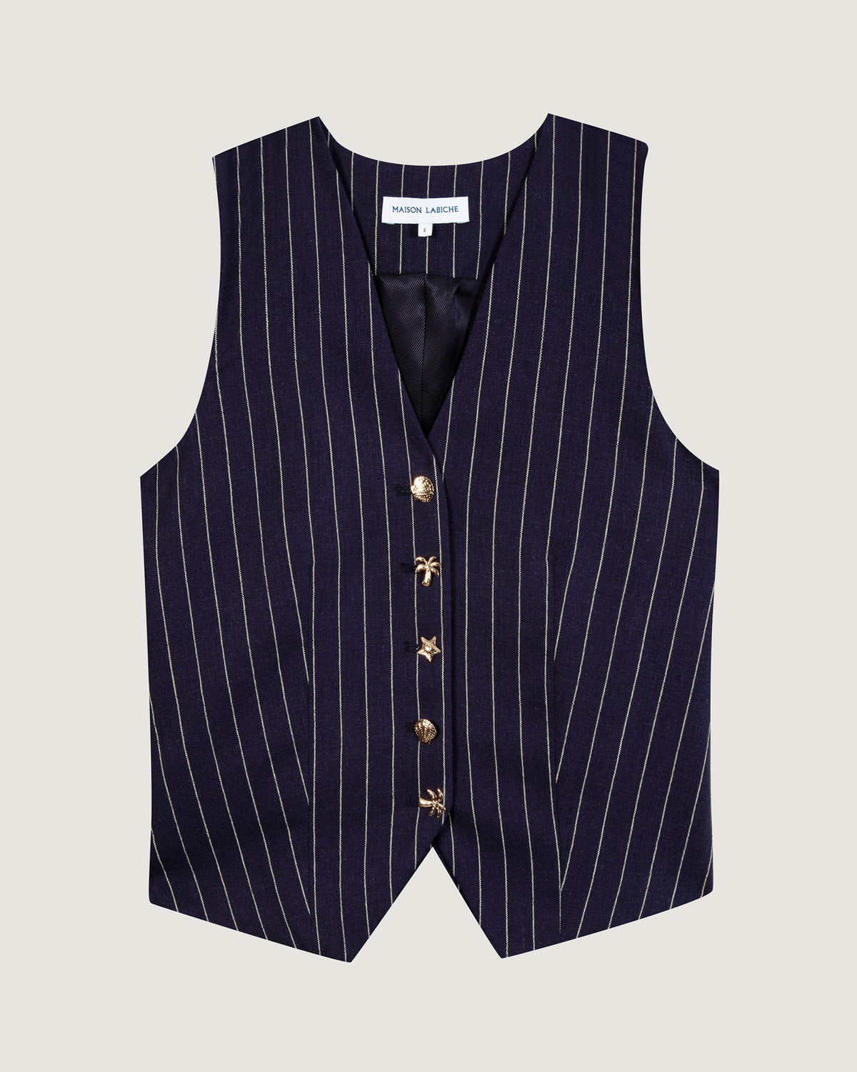 Shells "Mixed Linen" Dubail Waistcoat