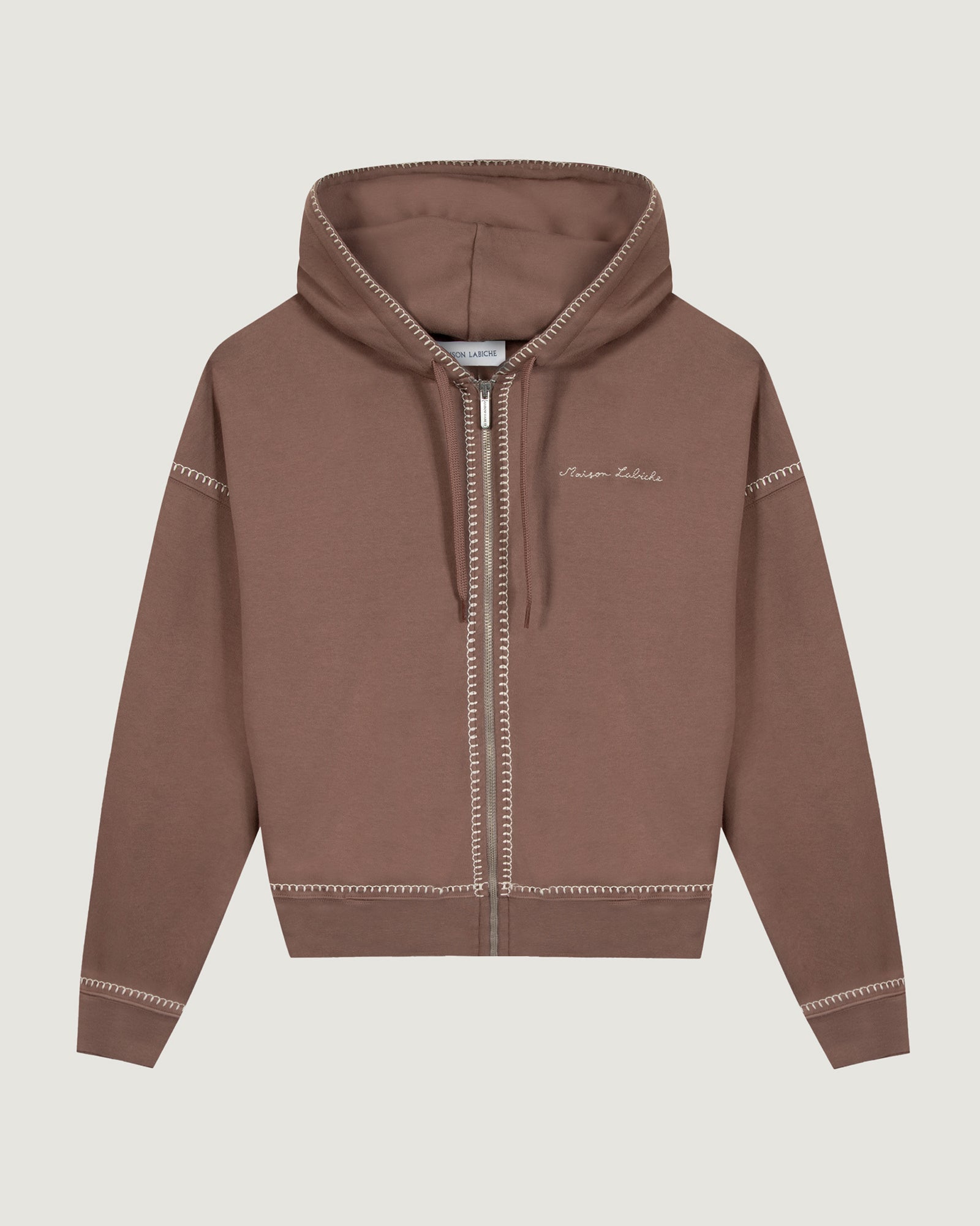 Sudadera con capucha y cremallera "Love Love Love" Gesvres