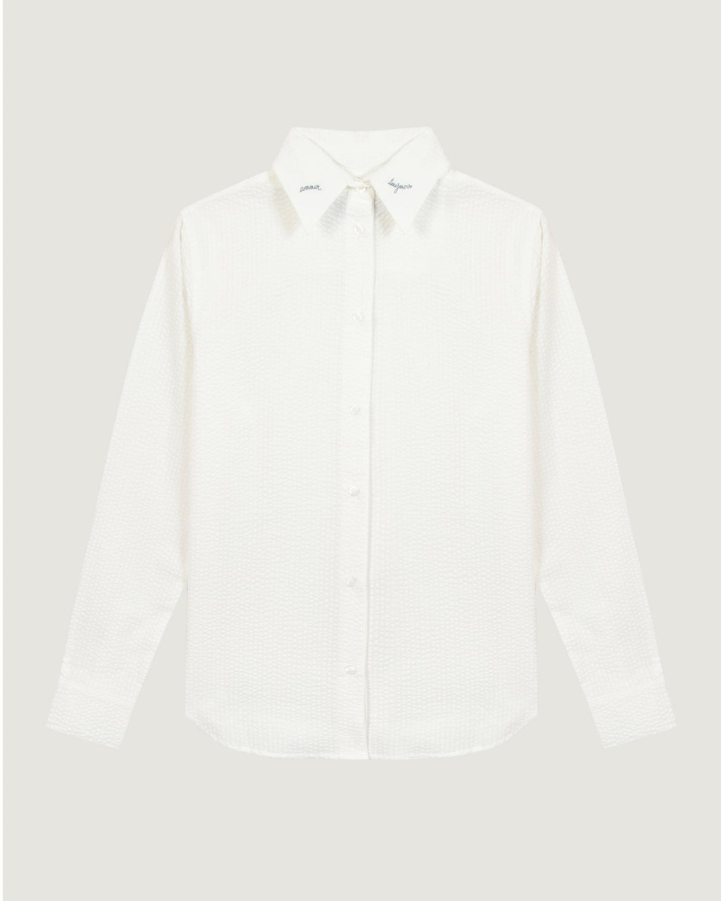 Amour Toujours "Seersucker" Grisel Shirt