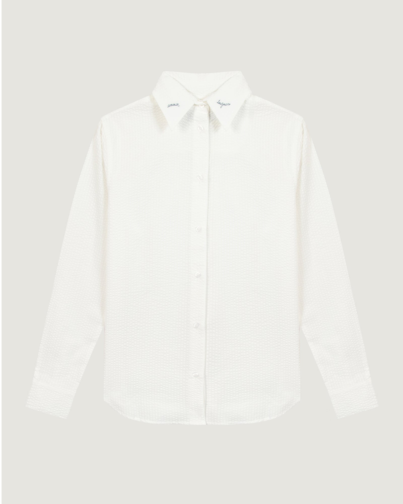 Amour Toujours "Seersucker" Grisel Shirt
