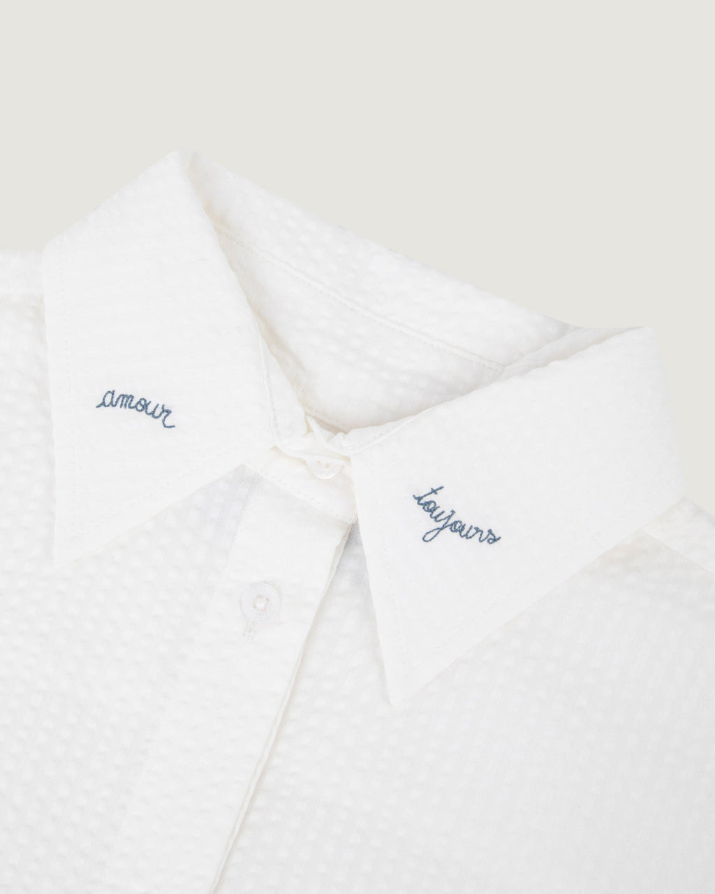 Amour Toujours "Seersucker" Grisel Shirt