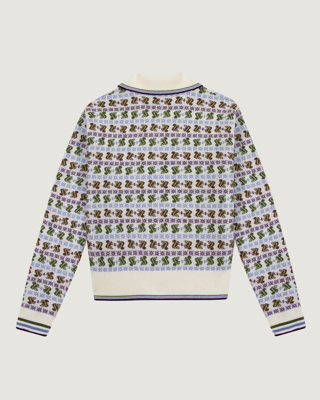 Jersey "Squirrel Jacquard" Laveran Wool