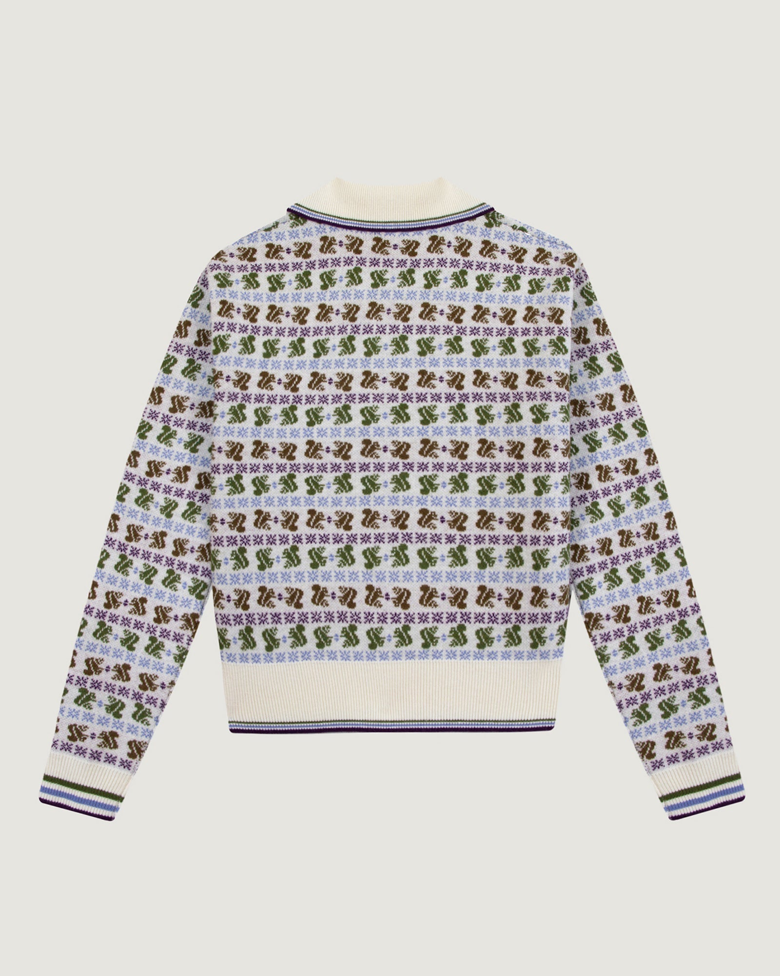 Jersey "Squirrel Jacquard" Laveran Wool