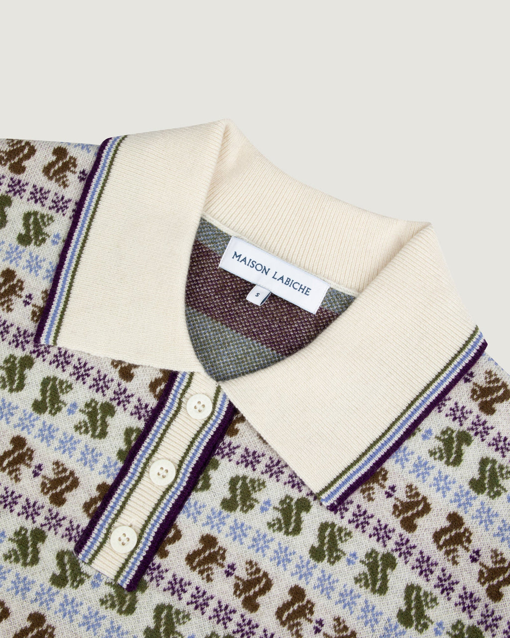 Jersey "Squirrel Jacquard" Laveran Wool