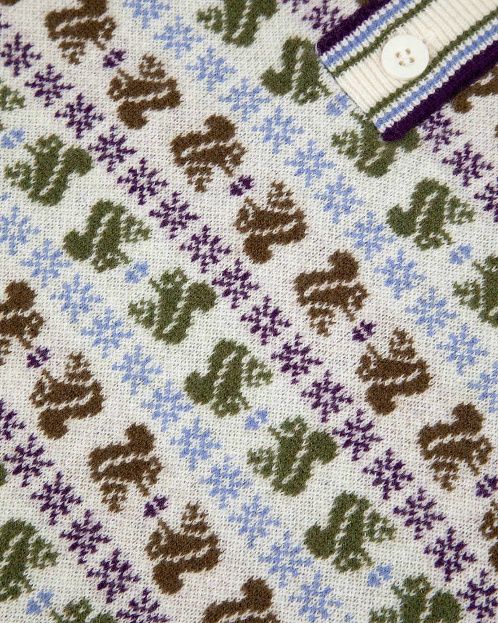 Jersey "Squirrel Jacquard" Laveran Wool