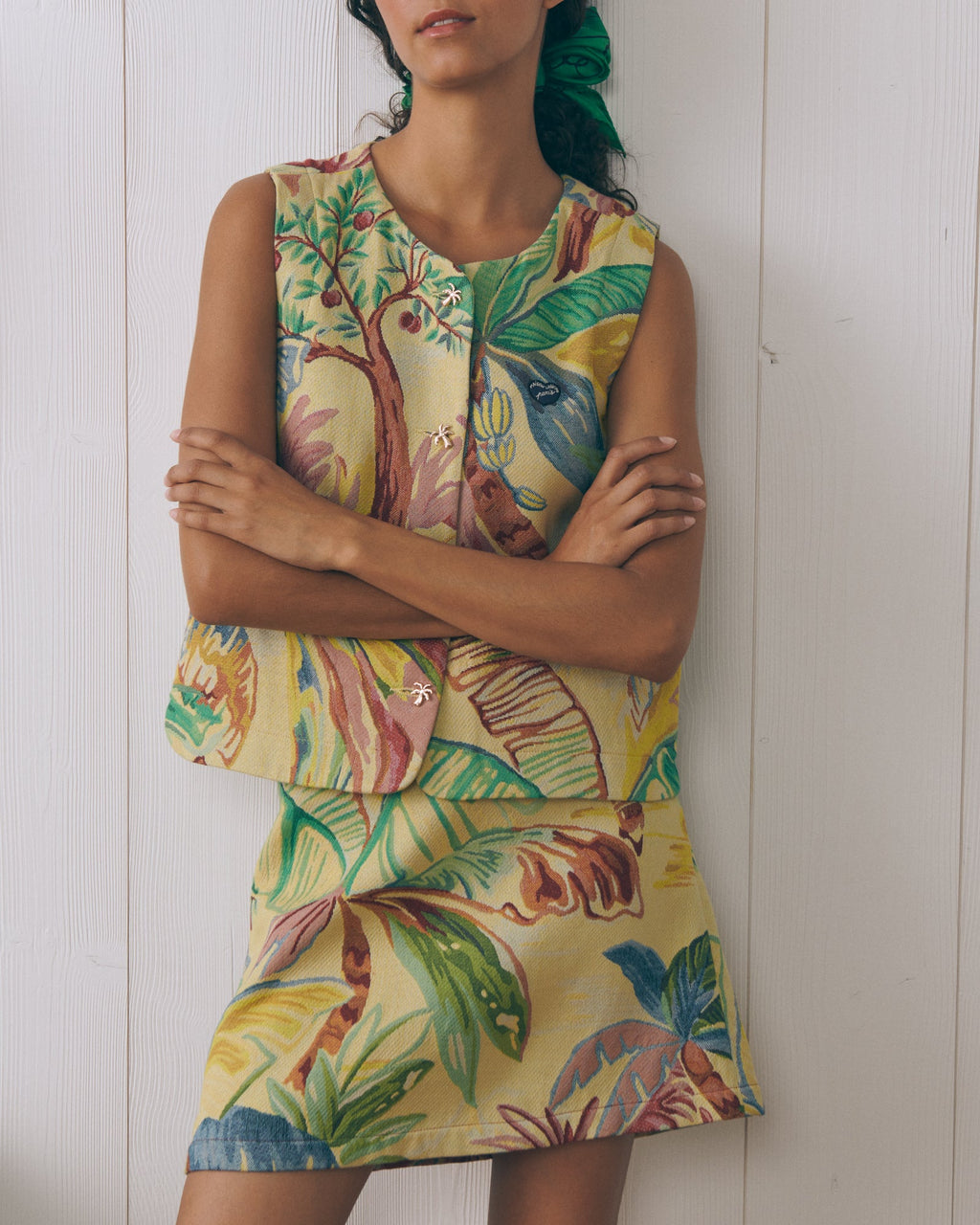 Falda Palm Trees "Jacquard" Missoffe