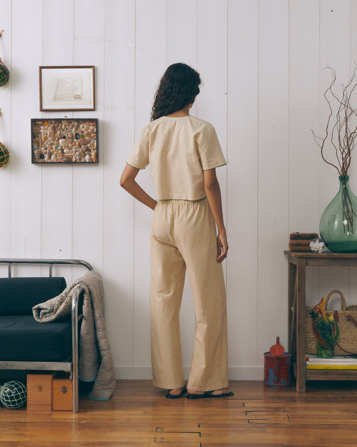 "Linen And Cotton" Oudin Trousers