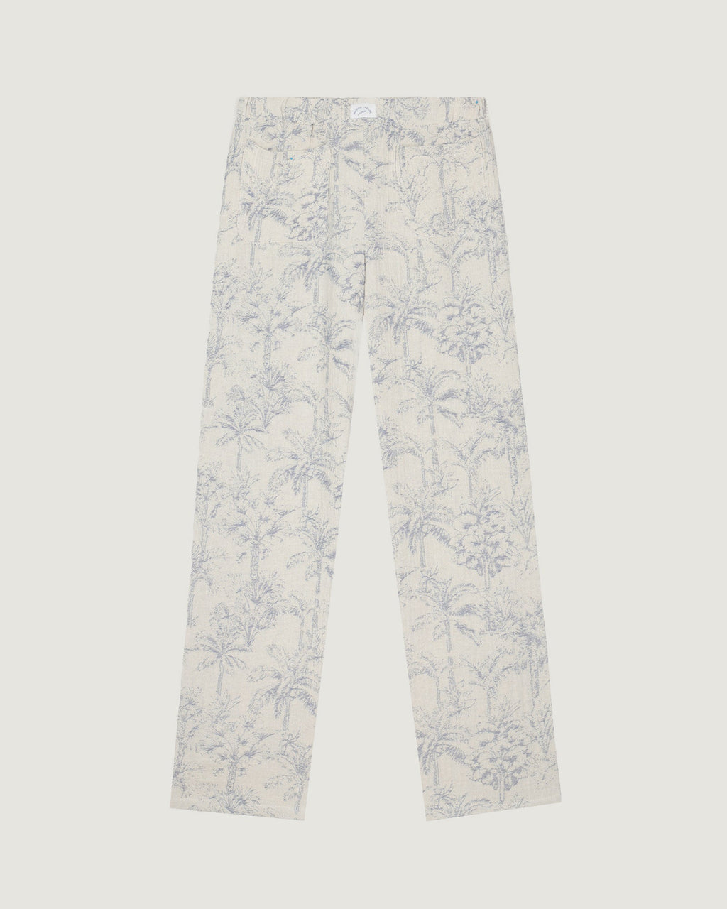 Palm Tree "Jacquard" Oudin Trousers - Women