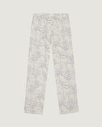 Palm Tree "Jacquard" Oudin Trousers - Women