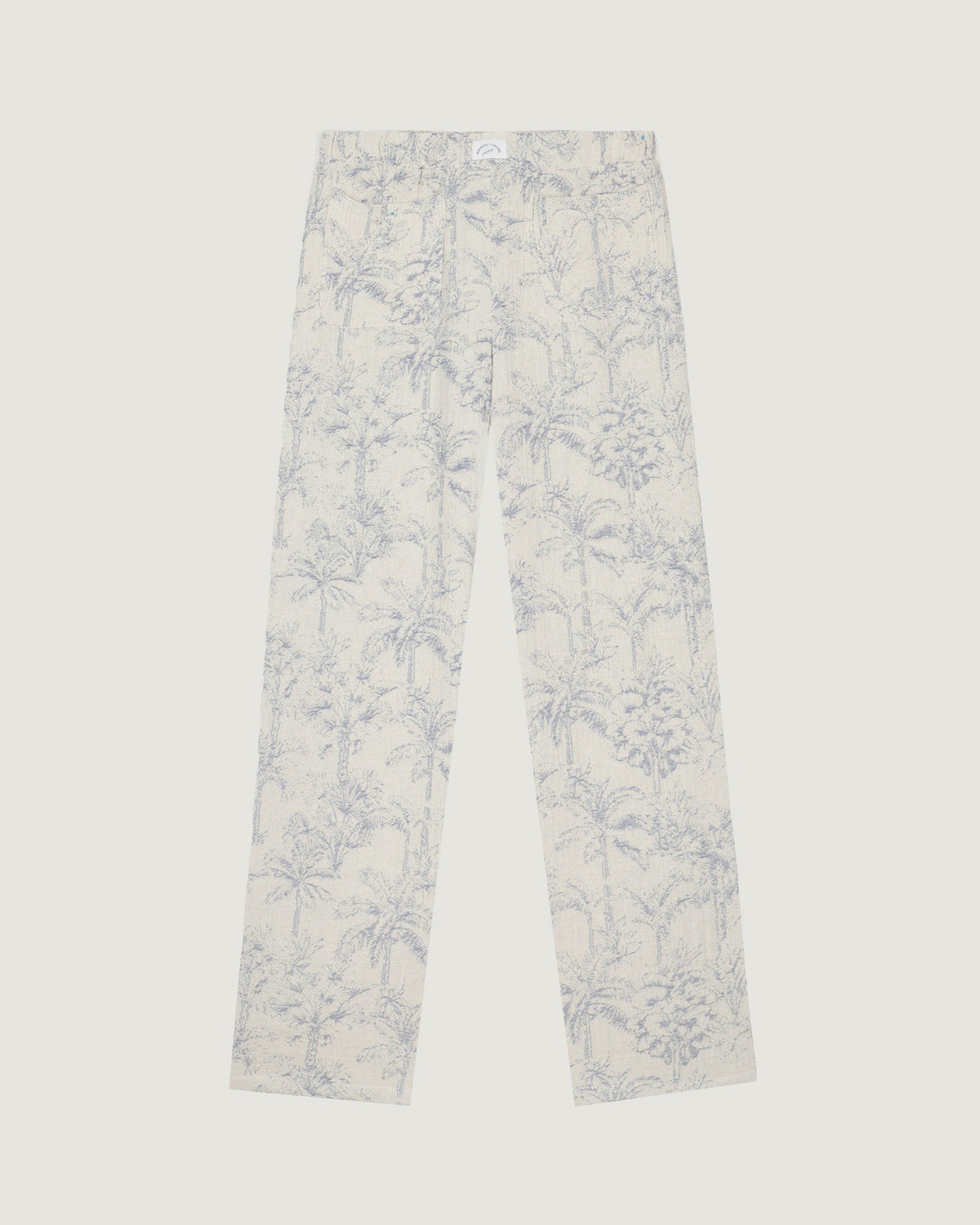 Palm Tree "Jacquard" Oudin Trousers - Women
