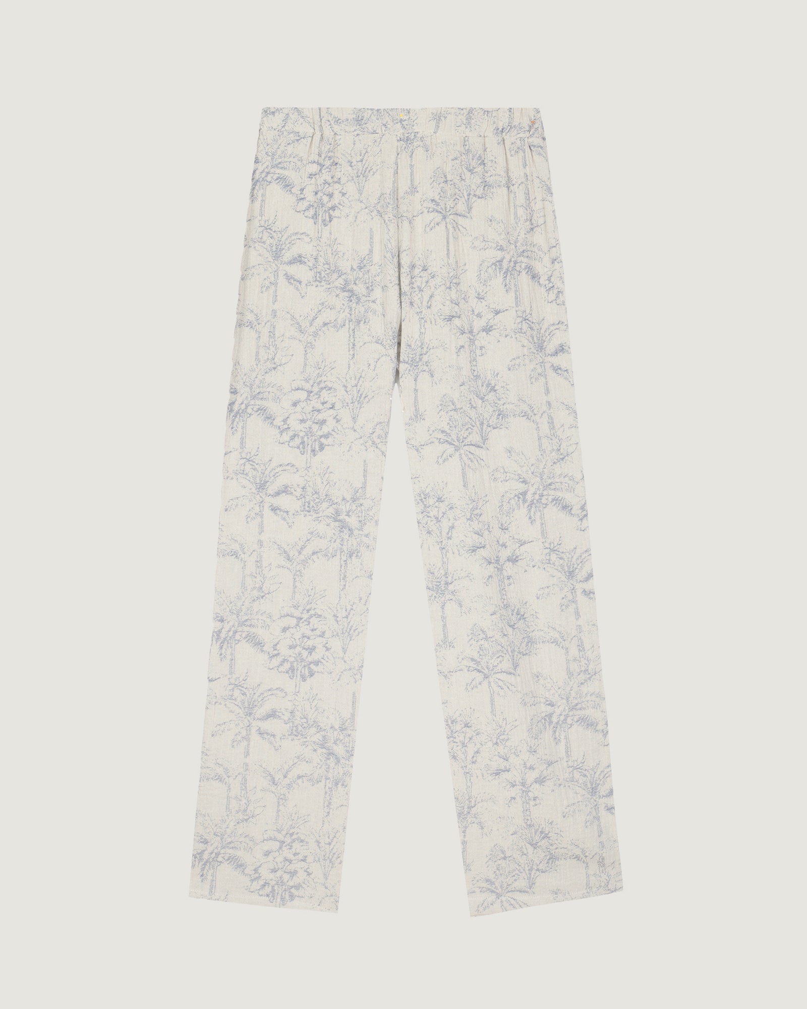 Palm Tree "Jacquard" Oudin Trousers - Women