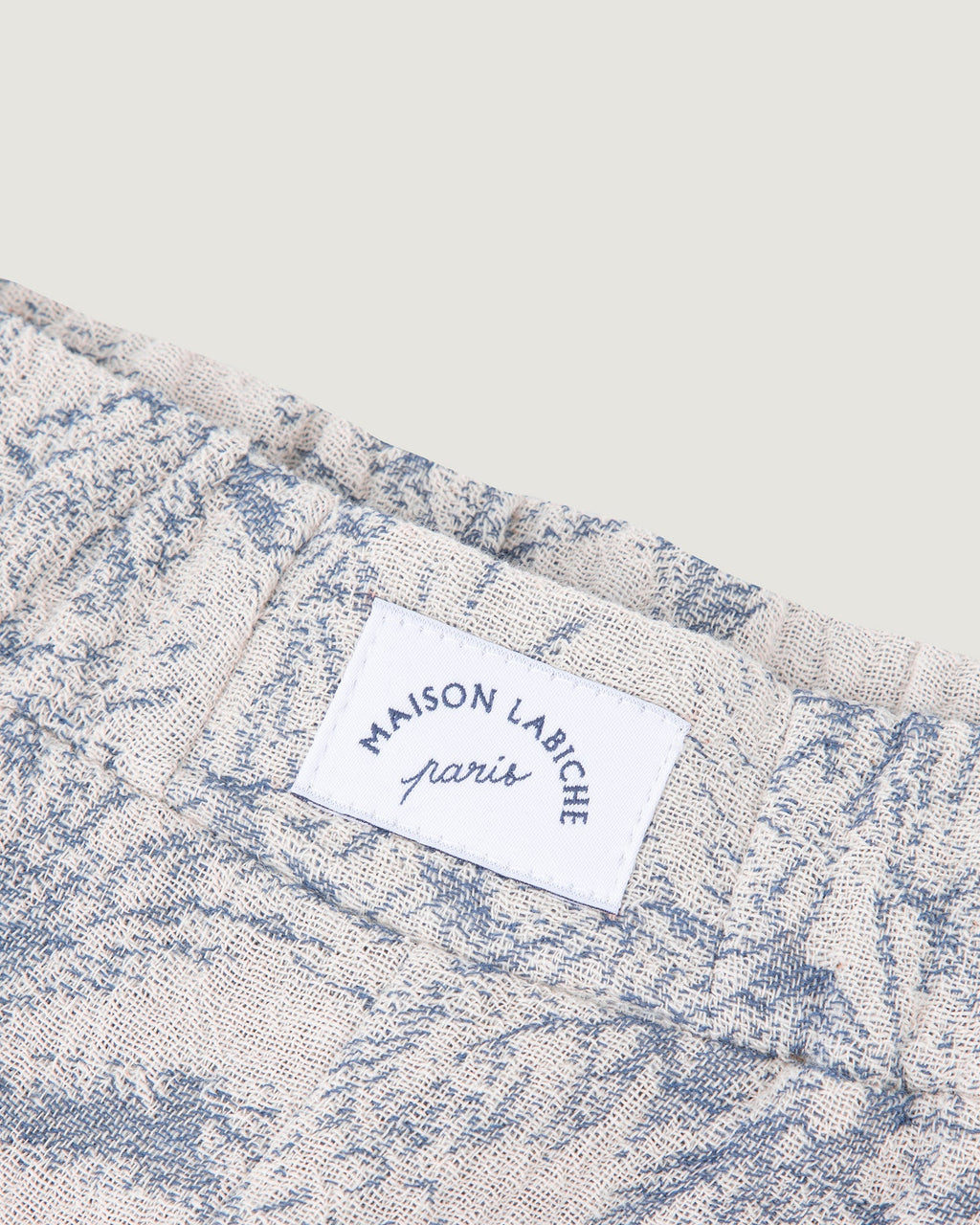 Palm Tree "Jacquard" Oudin Trousers - Women